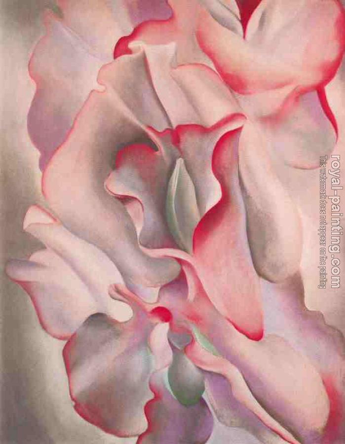 Georgia O Keeffe : Pink Sweet Peas